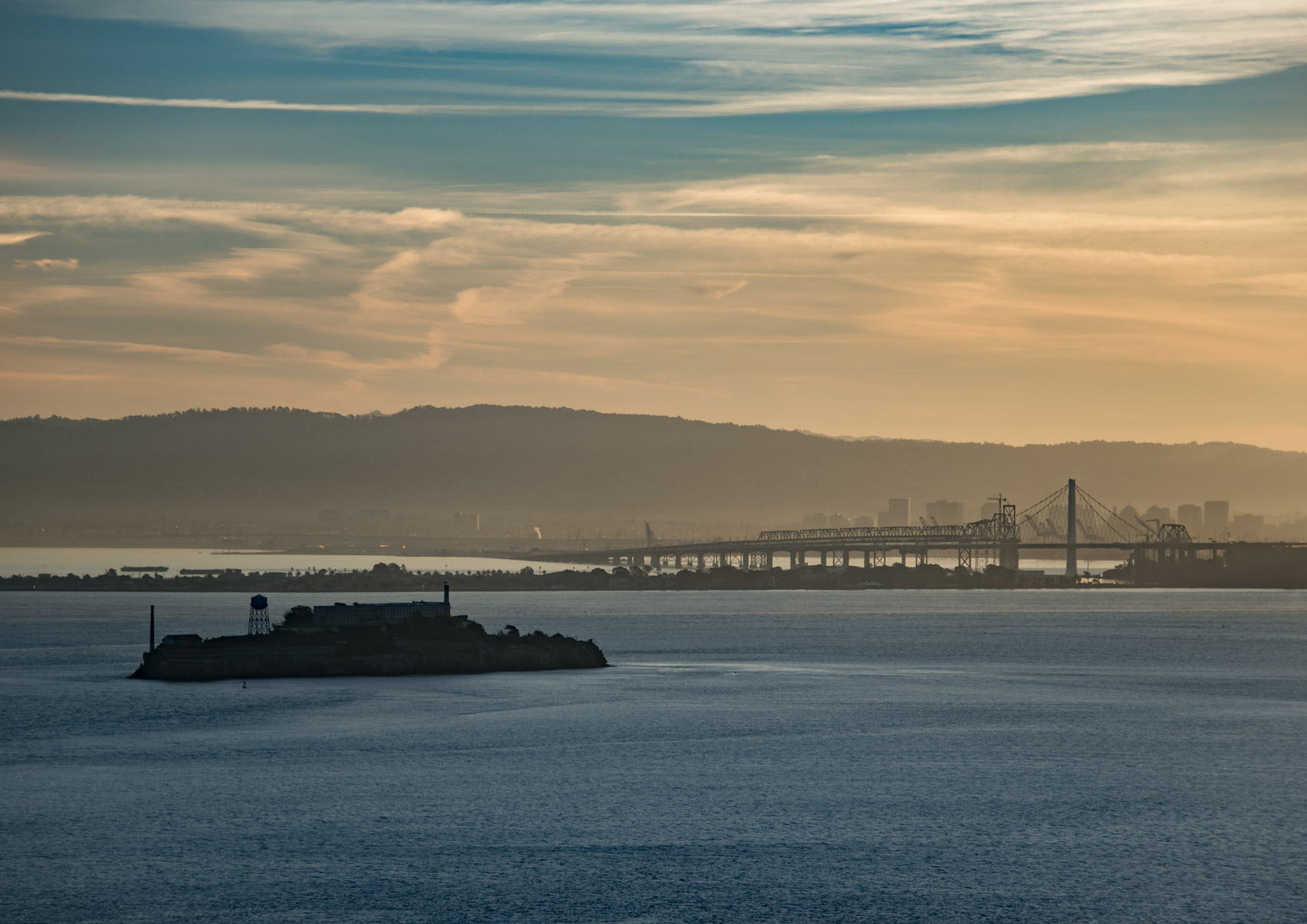 Alcatraz sunrise
